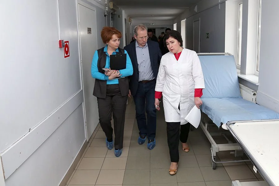 В рамках подготовки к чемпионату мира по футболу в Больнице скорой медицинской помощи проводится капитальный ремонт